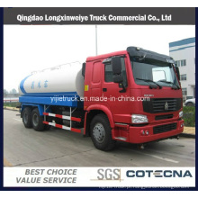Caminhão do transporte do petroleiro da água de HOWO 6X4 10-20 Cbm